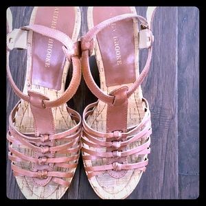 Audrey Brooke wedge sandals